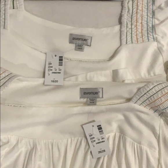 LAST ONE AVAILABLE! - New Plus Size Square Neck Blouse Embroidered Neck Size 18 - Picture 4 of 10